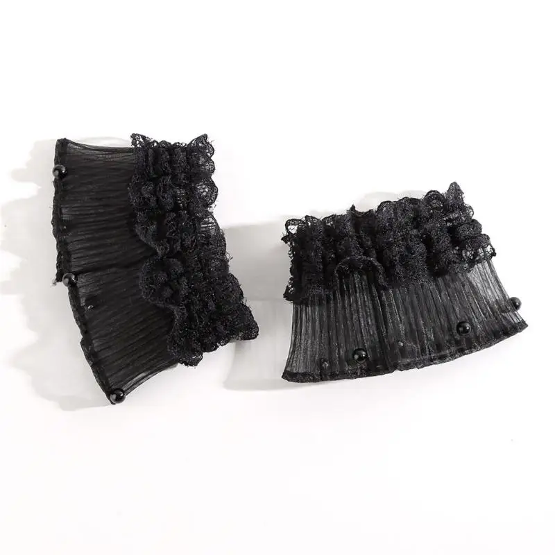 

652F популярные кружевные бейки на запястьях, декоративные рукава для женщин, платье, аксессуары на запястье, декор для рук, для