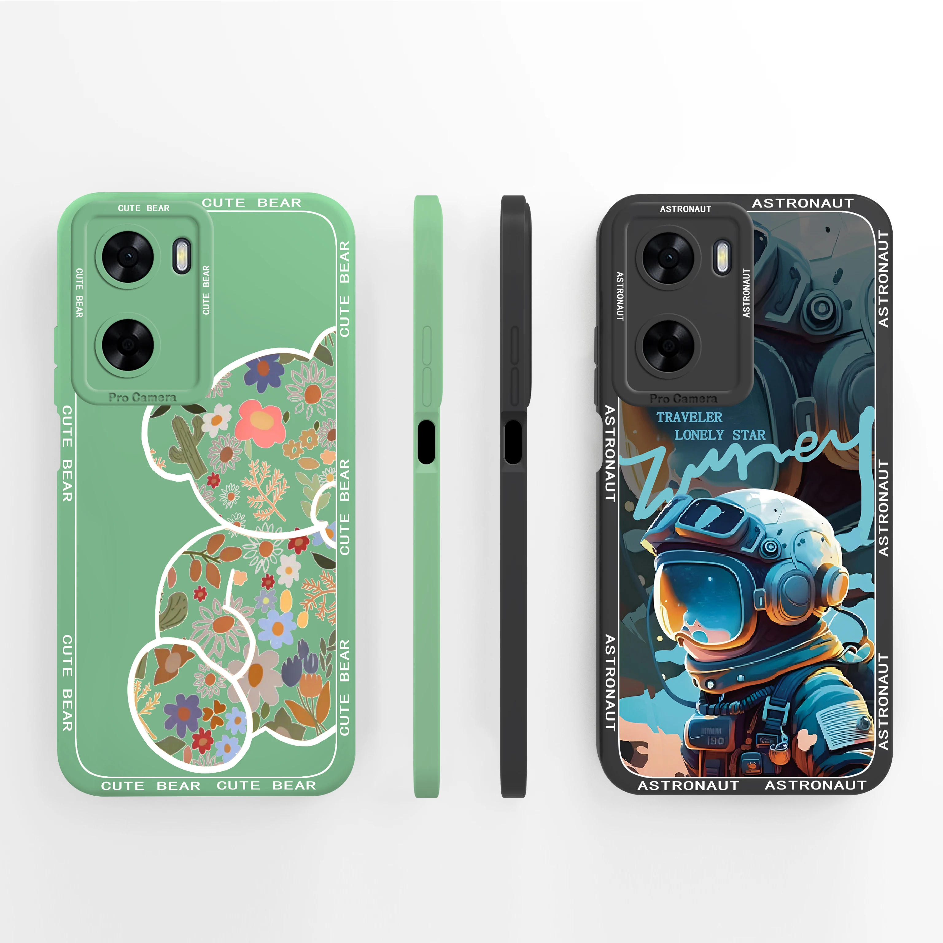 Case For Oppo A77 A77S Cute Design Phone Cases For Oppo A 77 4G 5G Soft Liquid Silicone Funda Camera Protection Back Cover Capa