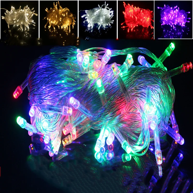 Christmas Fairy Lights 10M Led String Light Waterproof Garland Home Garden Tree Wedding Party Holiday Decoration