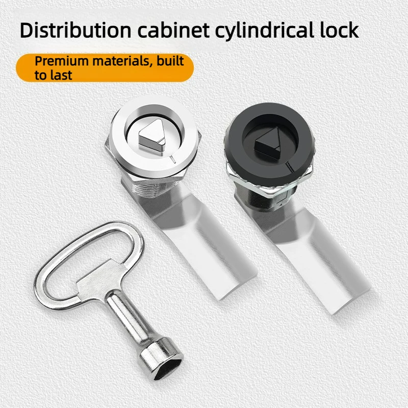 Triangle Key Lock, Telescopic Tongue Compression Type Distribution Box Electrical Cabinet Lock, Garbage Bin Lock