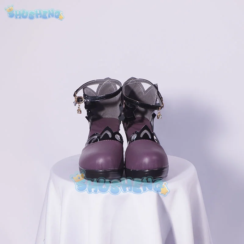 Genshin impact cos Keqing รองเท้าตัวละครเกมคอสเพลย์อนิเมะ