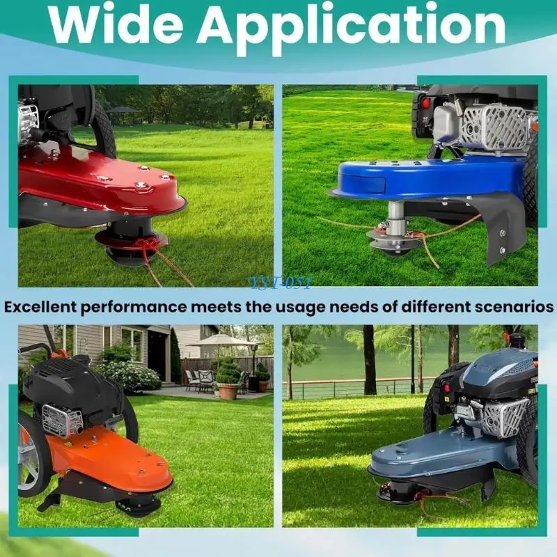 

E15A Economical 40PCS Flexible Durability Heavy Duty Grass Trimmer Line StringCord 21.25in x 155in for Handheld Lawn Mowers