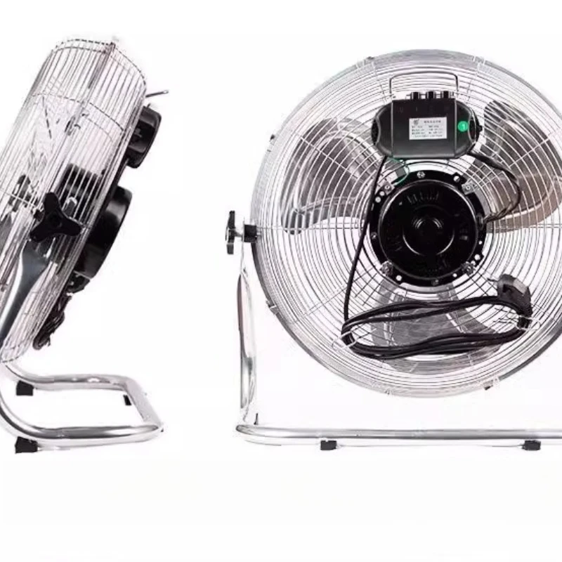 Ventilateur de sol industriel à grande vitesse avec base robuste, ventilateur de refroidissement pour atelier/entrepôt robuste, utilisation domestique silencieuse à économie d'énergie