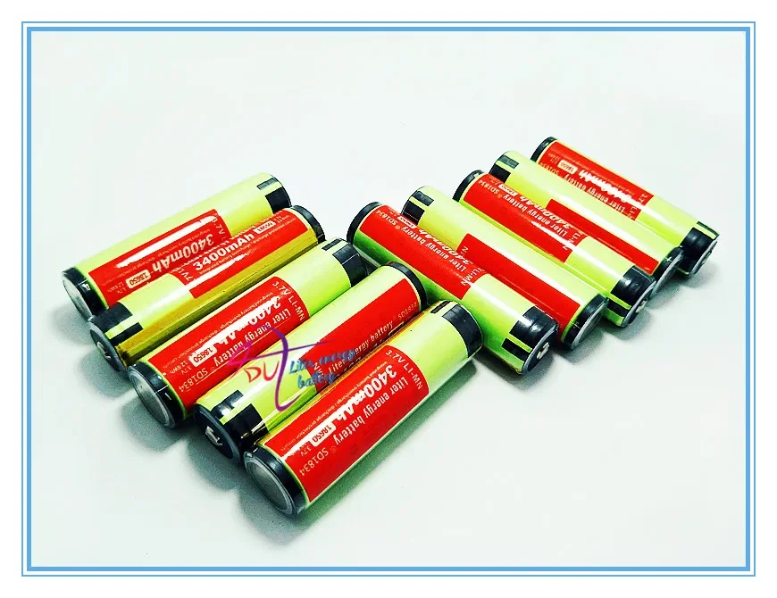 6 ชิ้น/ล็อตใหม่ป้องกัน Original 18650 3.7V 3400MAH NCR18650B PCB แบตเตอรี่ Li-Ion สำหรับแท็บเล็ต pc 7 -9 นิ้ว