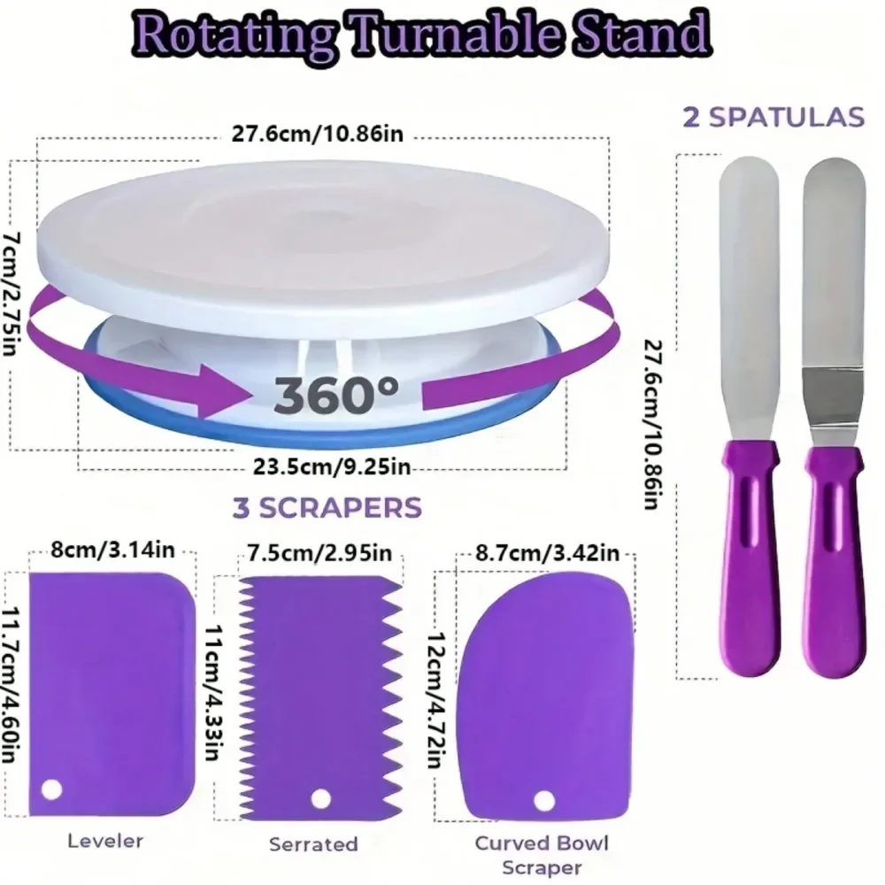 Turntable and piping tips