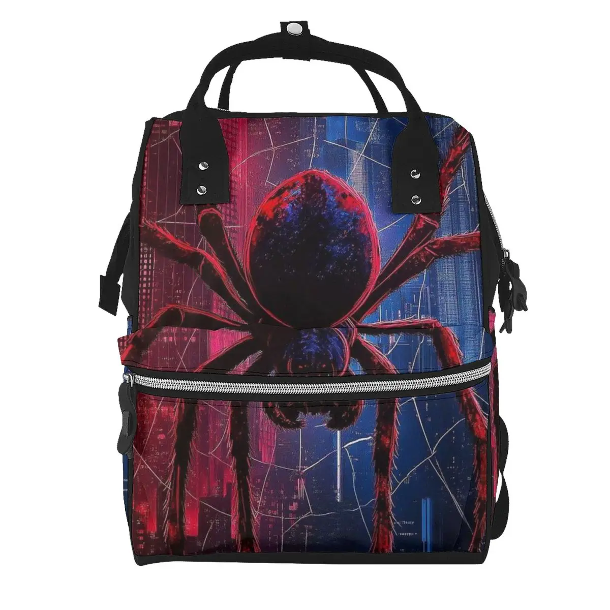 Spider And Web Student Backpack School Bag Hiking Travel Daypack for Men Women Bookbag Shoulder Bags