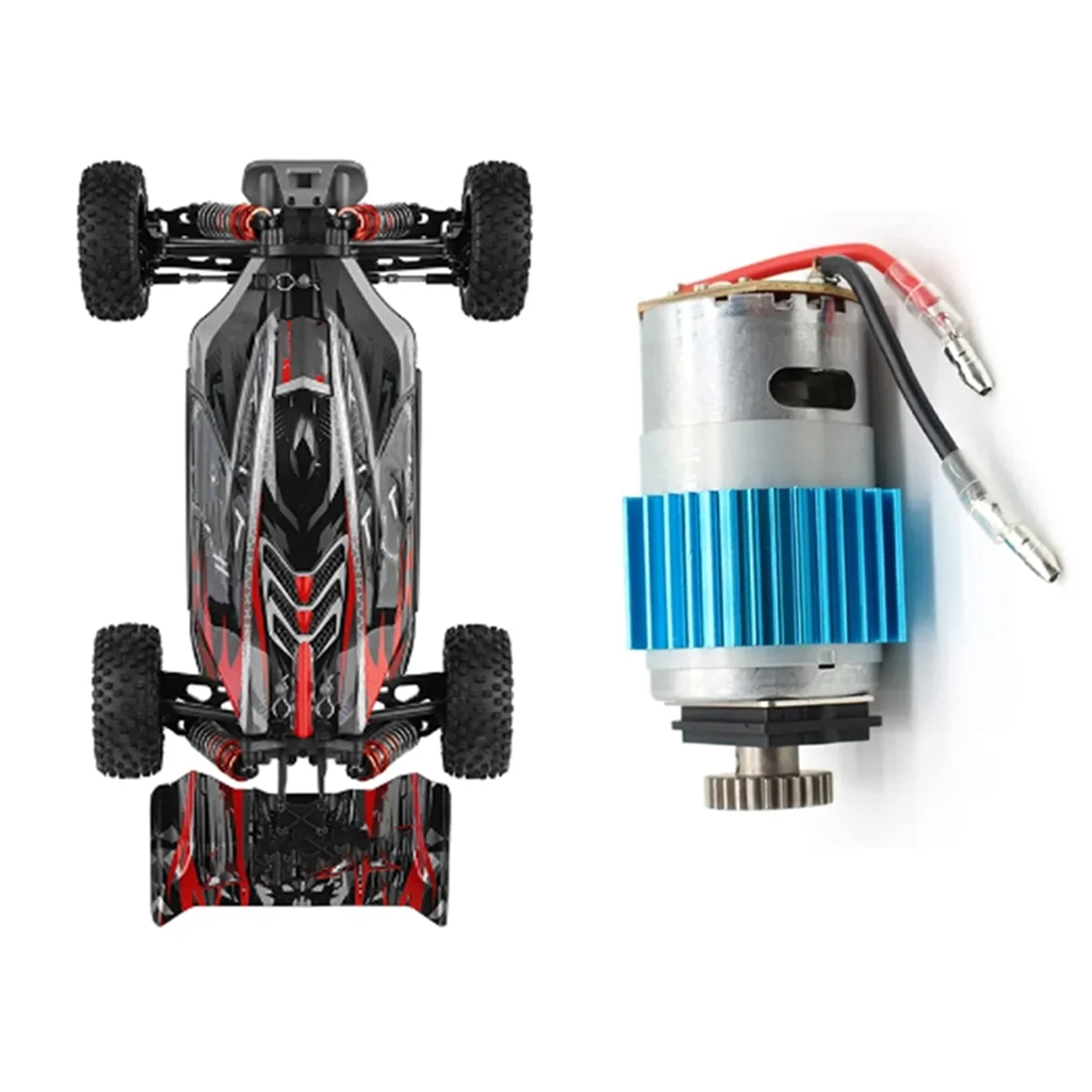 7.4V 560 Motors 124010-2820 for Wltoys 1/12 124010 DIY RC Car Upgrade