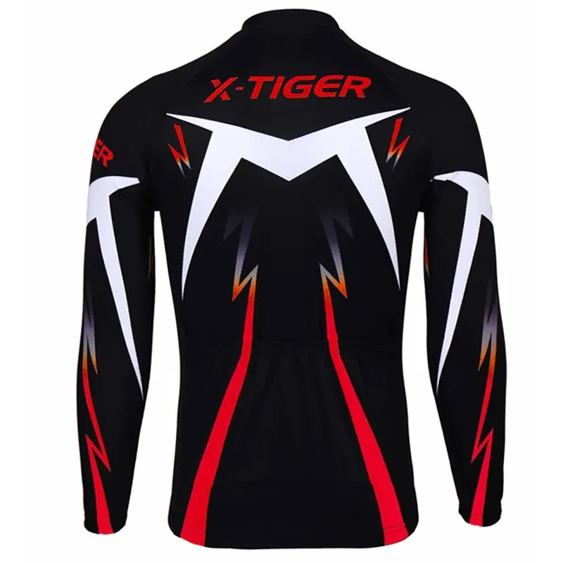 X-Tiger Long Sleeve Cycling Jersey MTB Bicycle Clothing Bike SportsWear Clothes Kit Ropa Ciclismo Maillot Roupa For Man