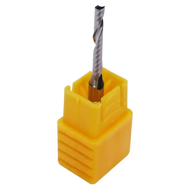 ABJO-20 PCS 2Mm X 15Mm Carbide Single Flute End Mill Router Bit For Engraving Machine