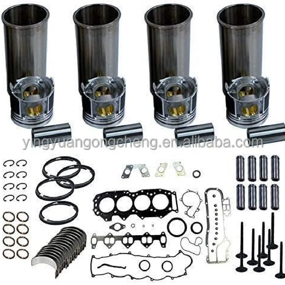 

4SA1 Overhaul Rebuild Kit for Caterpillar Excavator CAT E300 E300B Liner&piston&ring&Valves&Bushing&Full Gasket Kit