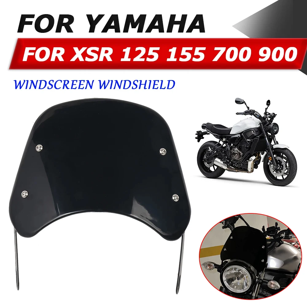 

For Yamaha XSR700 XSR155 XSR900 XSR 700 900 125 155 XSR Motorcycle Accessories Retro Windshield Deflector Guard Windscreen Cover