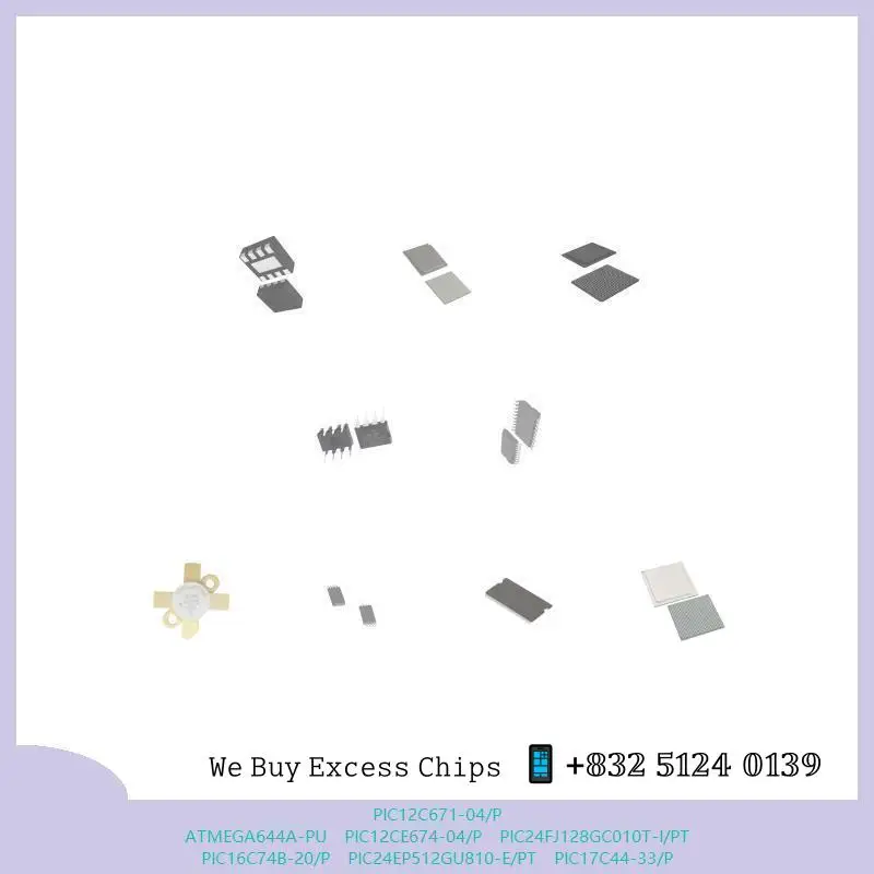 PIC12C671-04/P ATMEGA644A-PU PIC12CE674-04/P PIC24FJ128GC010T-I/PT PIC16C74B-20/P PIC24EP512GU810-E/PT PIC17C44-33/P