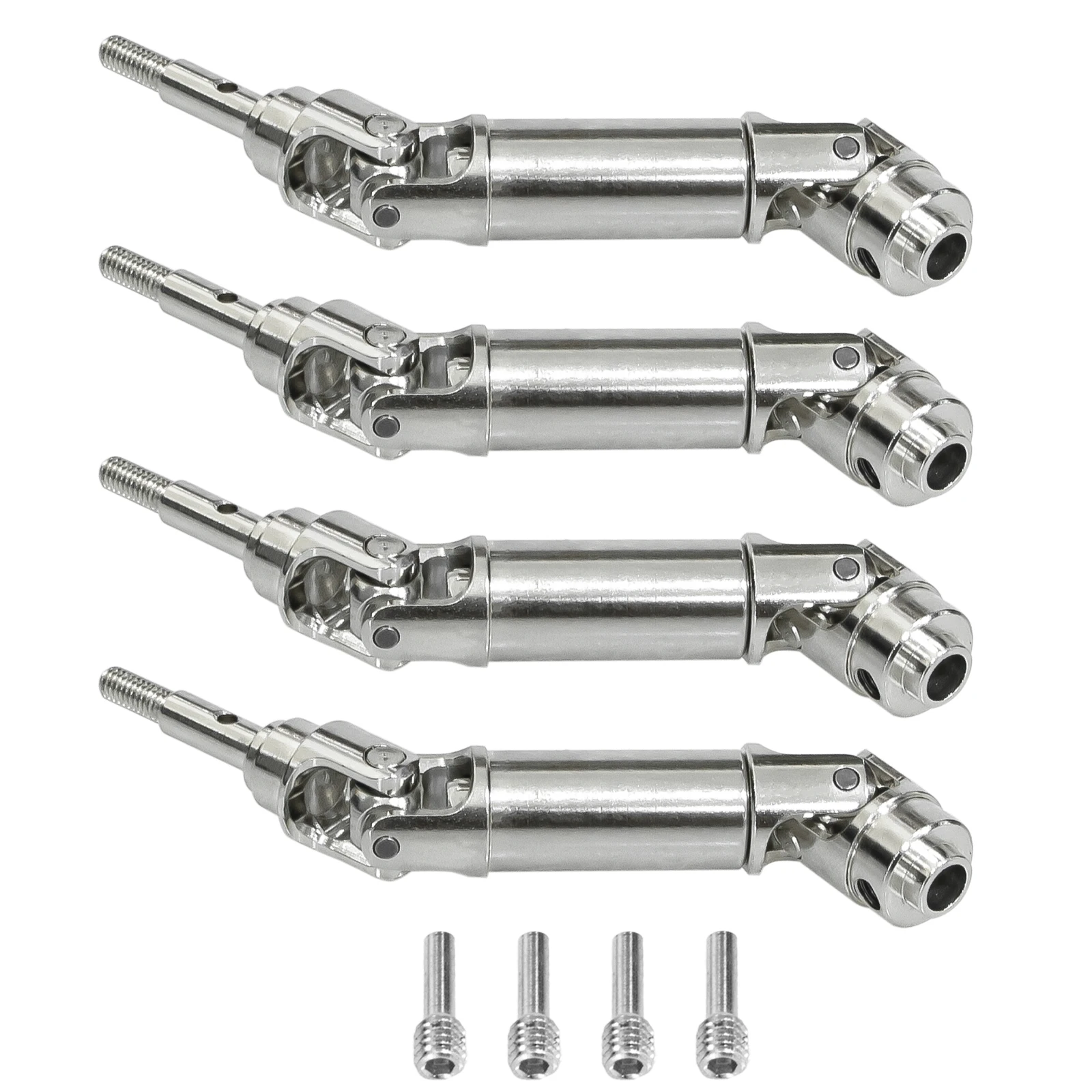 OKHL 4Pcs 스테인레스 스틸 CVD 드라이브 샤프트 99MM 액세서리 1/16 Traxxas Mini XRT VXL-3s 108076-1 RC 자동차 업그레이드 부품
