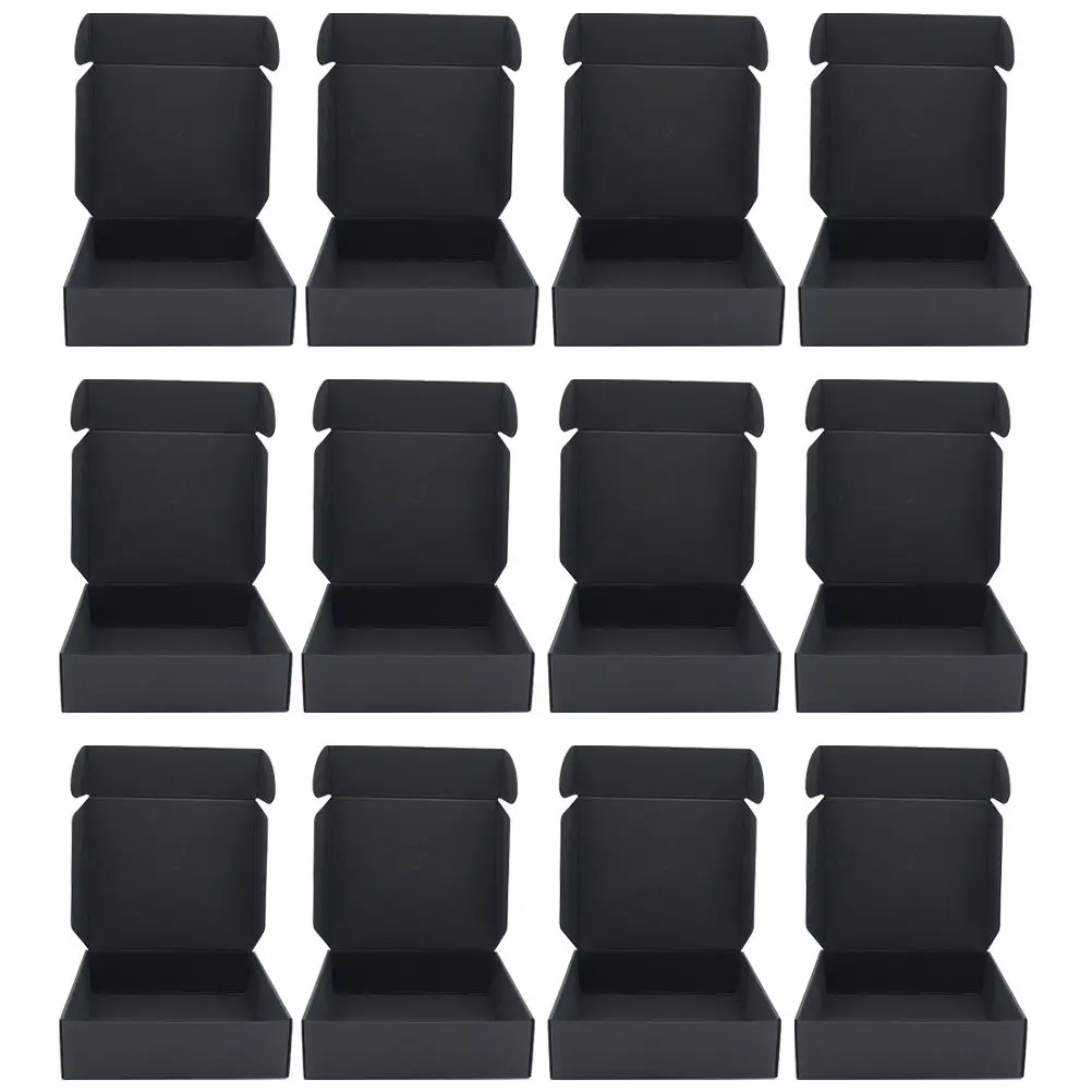 

24 Pcs Packing Boxes Folding Craft DIY Paper Package Express Mailer Moving Gift