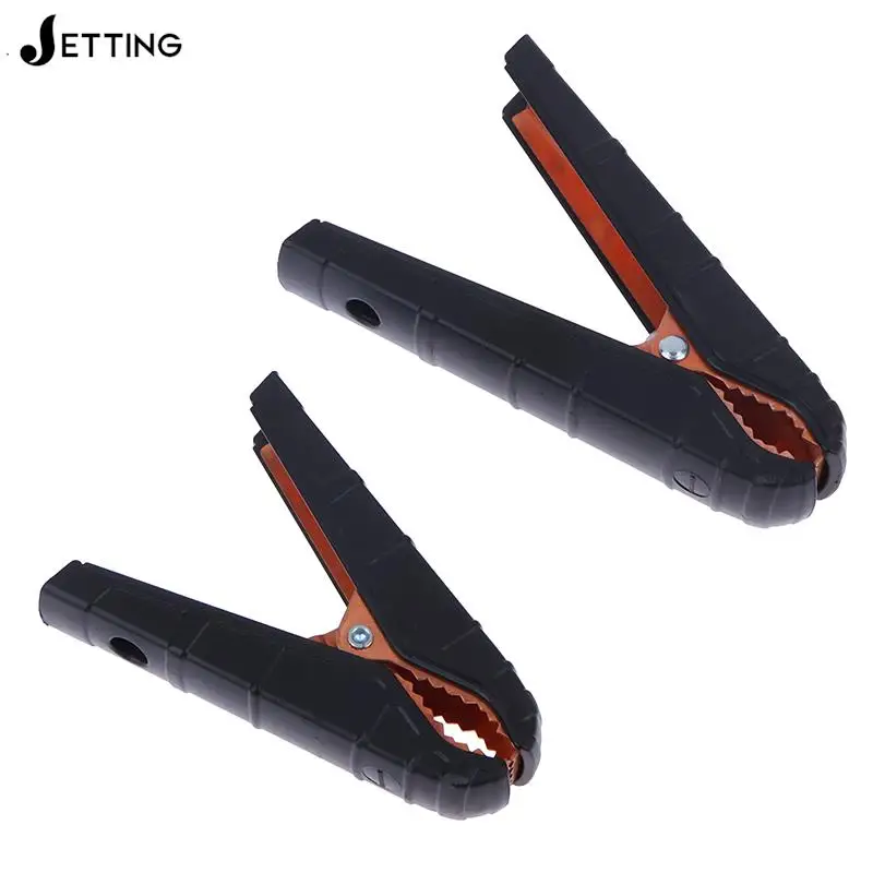 2PCS 100-500A Heavy Duty Alligator Clip Terminal Electrical Battery Crocodile Clamp Test Connector For Jumper Cables Boost