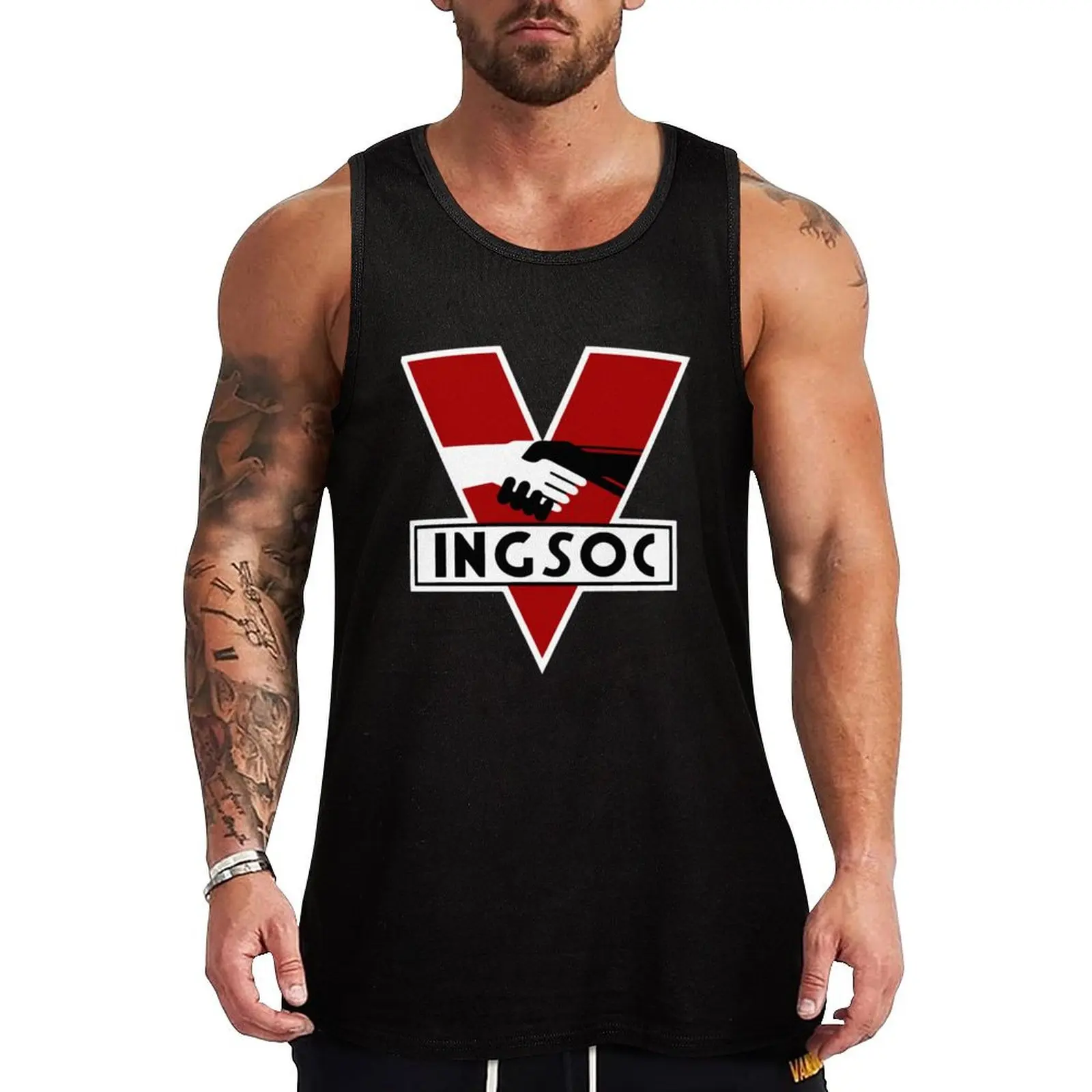 

1984 Ingsoc Tank Top Men's singlets T-shirt male t-shirts for men