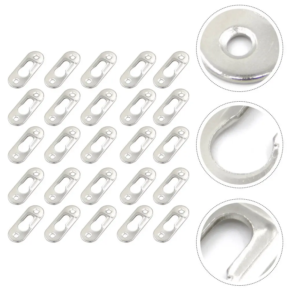 25Pcs Heavy Duty Picture Frame Hangers Stainless Steel Invisible Hooks for Photo Frames Home Hanging Tool Use on Drywall Tile