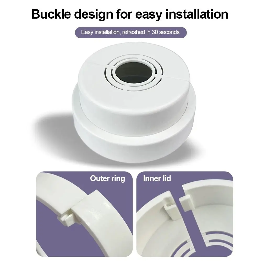 Useful Non Removable Shower Faucet Cover Scalable Adjustable Pipe Wall Covers ABS Faucet Accessories Kitchen