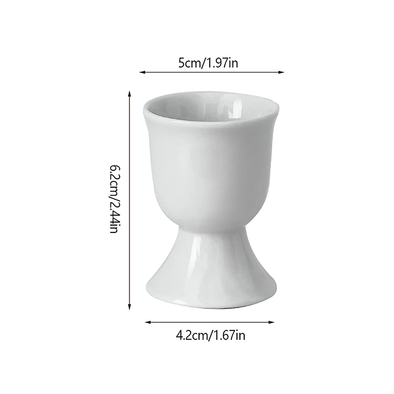Ceramic Egg Cup Holders Candy Color Creative Serving Cups For Kitchen Egg Holder Cup Breakfast Banquet Eggs Supplies image 6