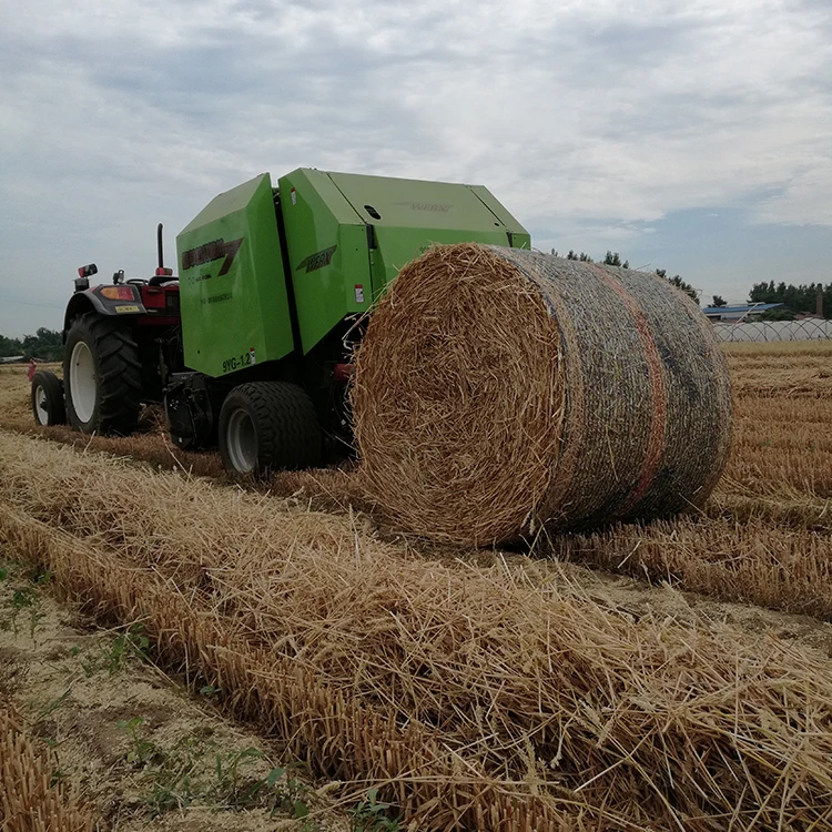 

Agricultural equipment straw baler machine PTO driven hay round baler for walking tractor mini