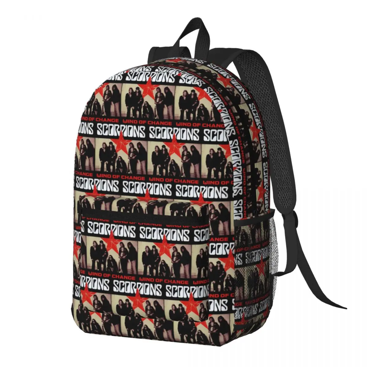 Scorpions Band Rock Backpack Daypack Large Capacity Boys Girls BookBag School Bag Shoulder Bags for Men Women