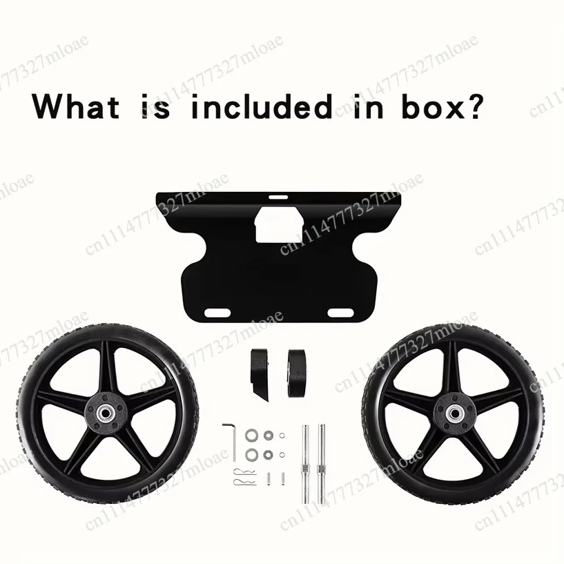 12 inch rotomolded plastic cooler 2 wheels 45/65QT refrigerator camping utility cart heavy duty