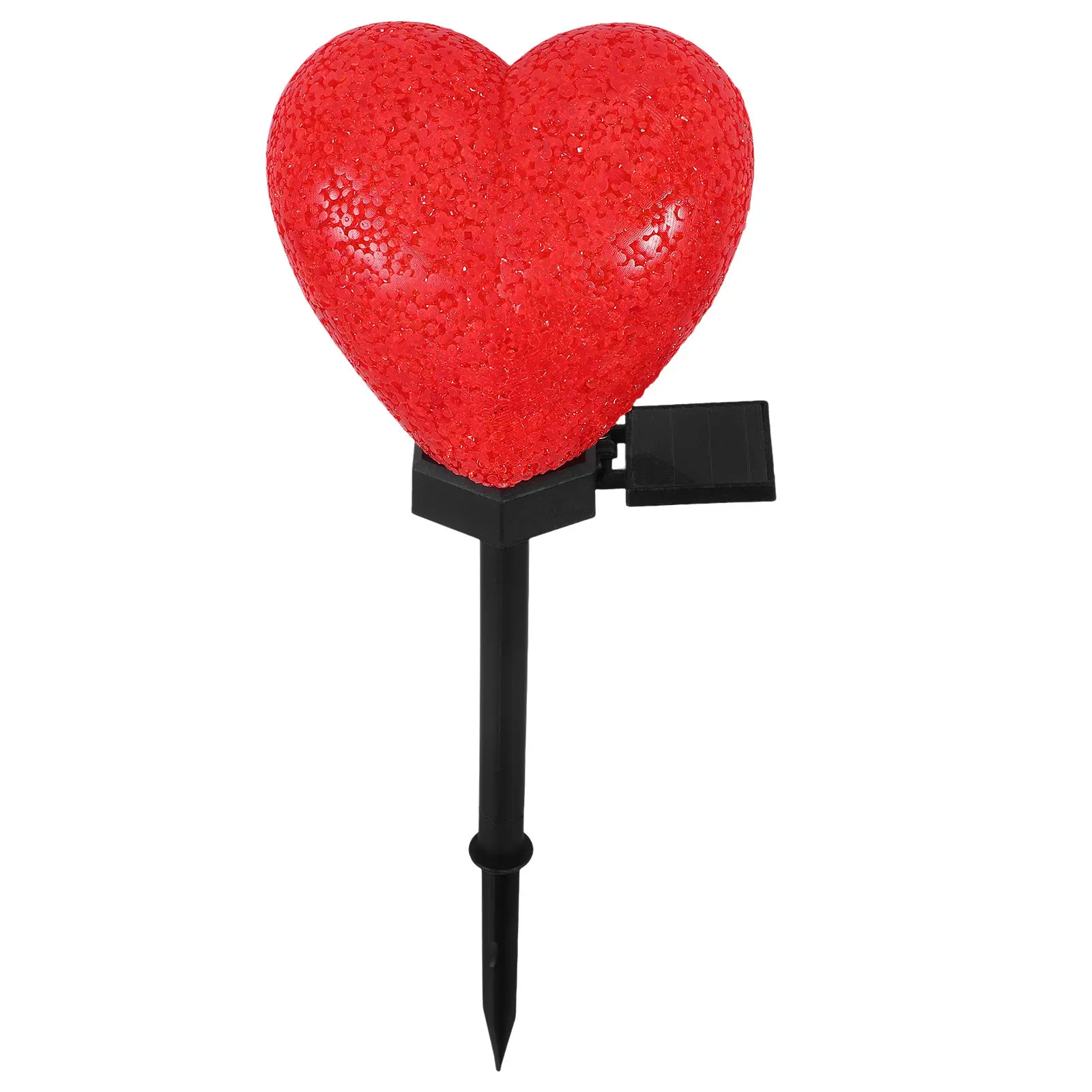 

Уличный садовый светильник-фонарь для декора, втыкаемый в землю, в форме сердца, для ландшафтного освещения двора