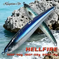 Señuelo de pesca Kingdom Pencil 40g 52g 71g Big Game Z Walking Dog Action cebos duros artificiales GT atún para señuelo de pesca de agua salada