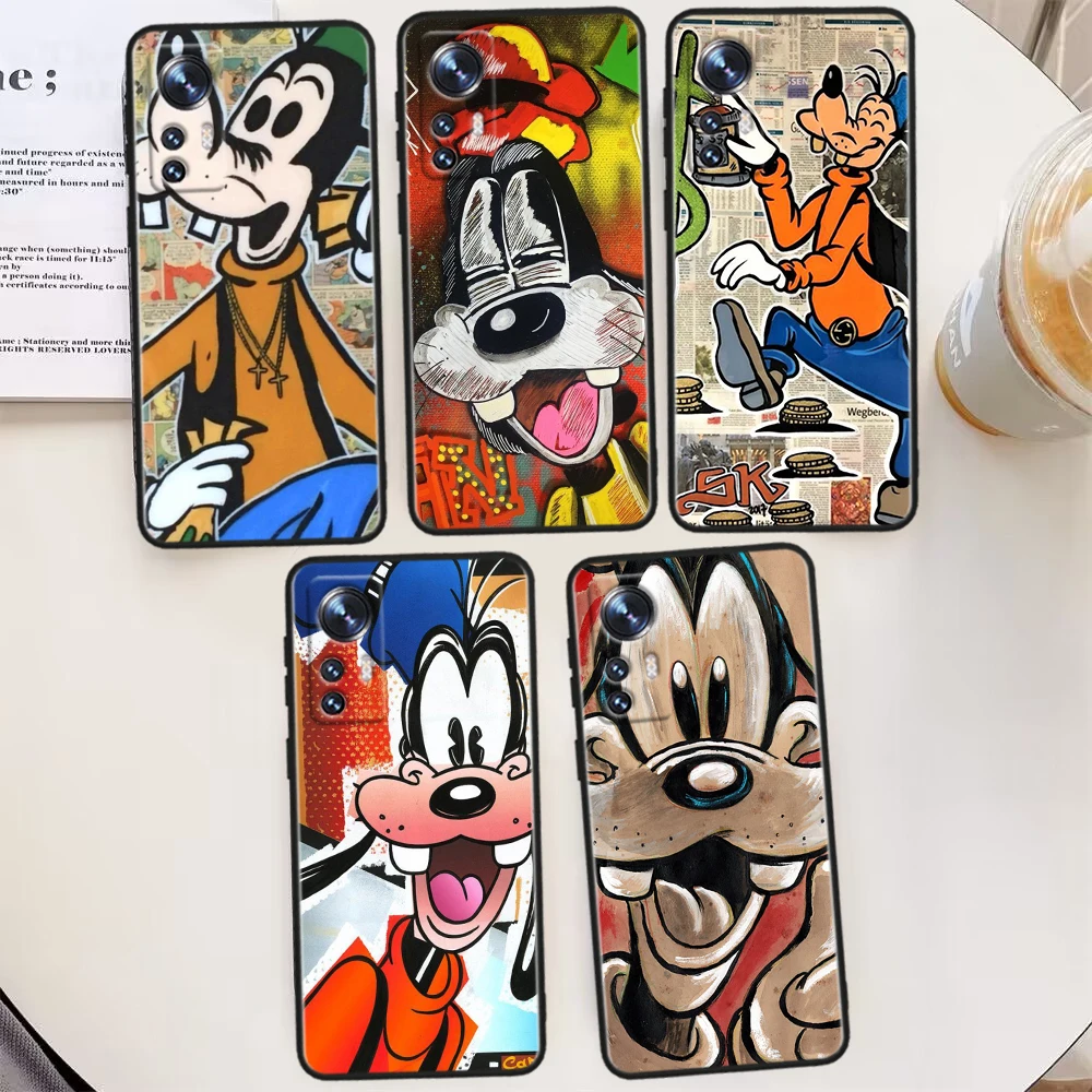 Dog Disney Friend Goofy For Xiaomi Mi 13 Ultra 12T 12S 12X 11i 11X 11T Play HyperCharge Lite Pro Black Phone Case Phone Case