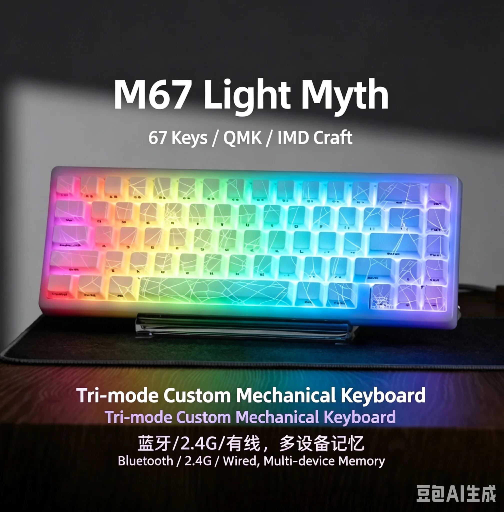 Esports Gaming Keyboard - Tastiera Meccanica da Gaming XVX M67,