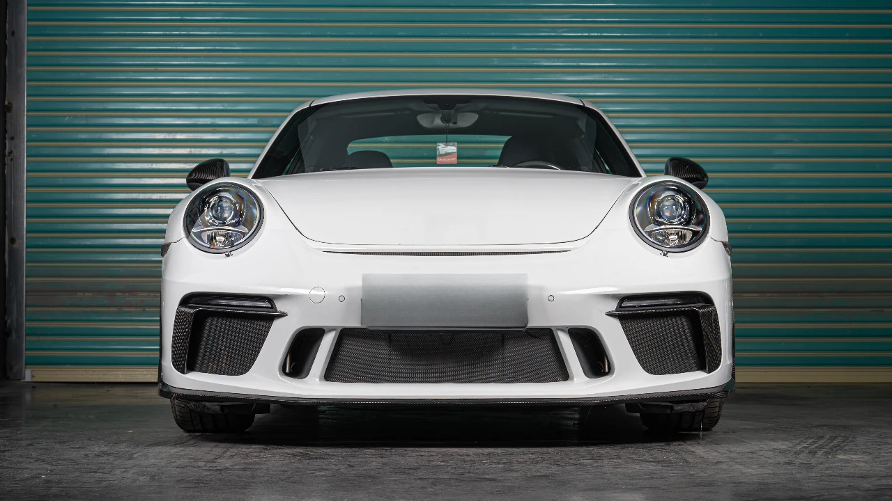 For  911 2012-2016 991.1 Models Modified From Early to Later Versions 2019 GT3 Body Kit with Continuous Light Strip