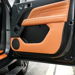 For Haval H9 2024 Door Anti-kick Pad Protective Cover Leather Interior Decorative Door Panel Protective Pad Special Accessories