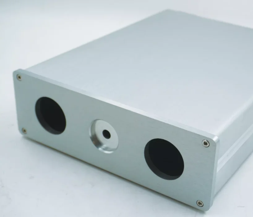 YR/ All aluminum amplifier chassis /Decoder/ power filter/Power Amplifier Chassis/ AMP Enclosure DIY box (190 *62 *239/314mm)