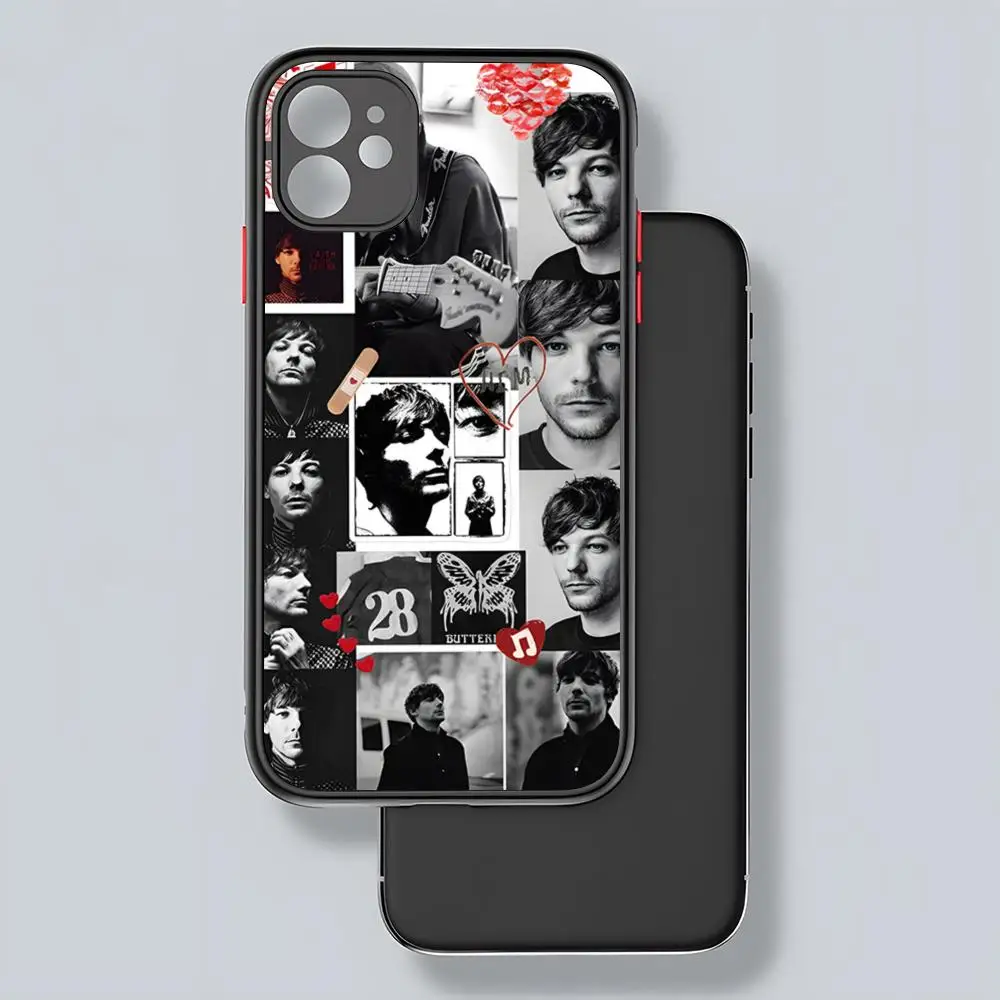 Louis William T-Tomlinson Phone Case Potdemiel Matte Transparent For 16 15 IPhone 12 11 13 Pro Max X XR 8 Plus Back Cover