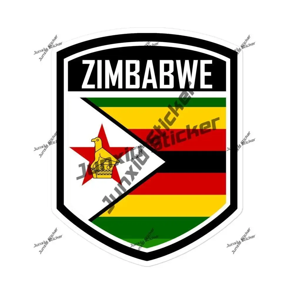 

Zimbabwe Decal Zimbabwe Flag Emblem Stickers Vehicle Anti Scratch Exterior Accessories for Car Bumper Truck Speedboat Fuel Tank