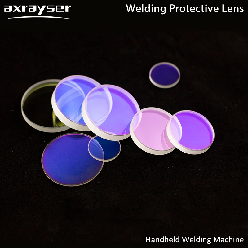 Imagem -05 - Janelas Protetoras da Soldadura do Laser Lente Ótica Wsx Qilin Hanwei Peças da Cabeça da Máquina 18x2 20x2 20x2 20x3 20x4 mm 1064nm