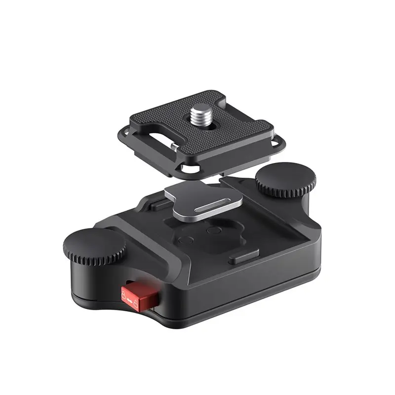 

CJSD-Backpack Quick Release Clamp For DSLR Cameras Featuring 1/4" Screw Mount, Lightweight Outdoor Photography Clip Mount