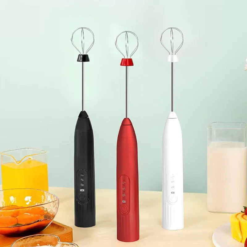 Make Delicious Coffee Drinks at Home with This Rechargeable  Handheld Milk Frother!