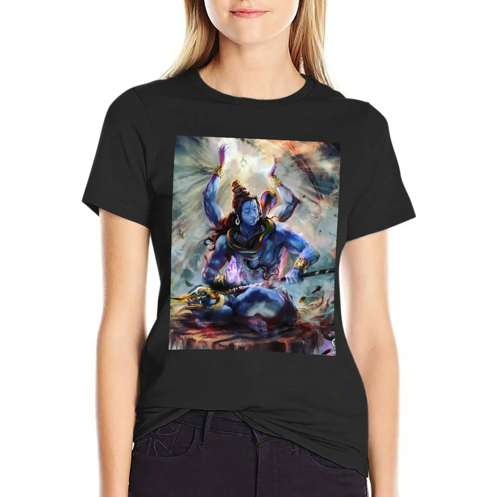 

Om Namah Shivay T-Shirt plus size tops funnys sports fans tops tshirts woman