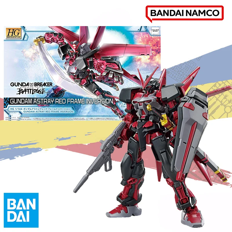 Bandai OriginalInStock HGGBB 1/144 GUNDAM ASTRAY RED FRAME INVERSION Aninm figura de ensamblaje de acción completa modelo juguete regalos para niños