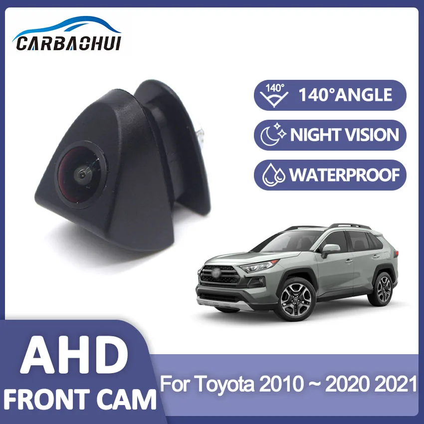 

CCD AHD 1080P 140° Fisheye Front View Camera Parking Logo Camera Night Vision For Toyota 2010 ~ 2019 2020 2021