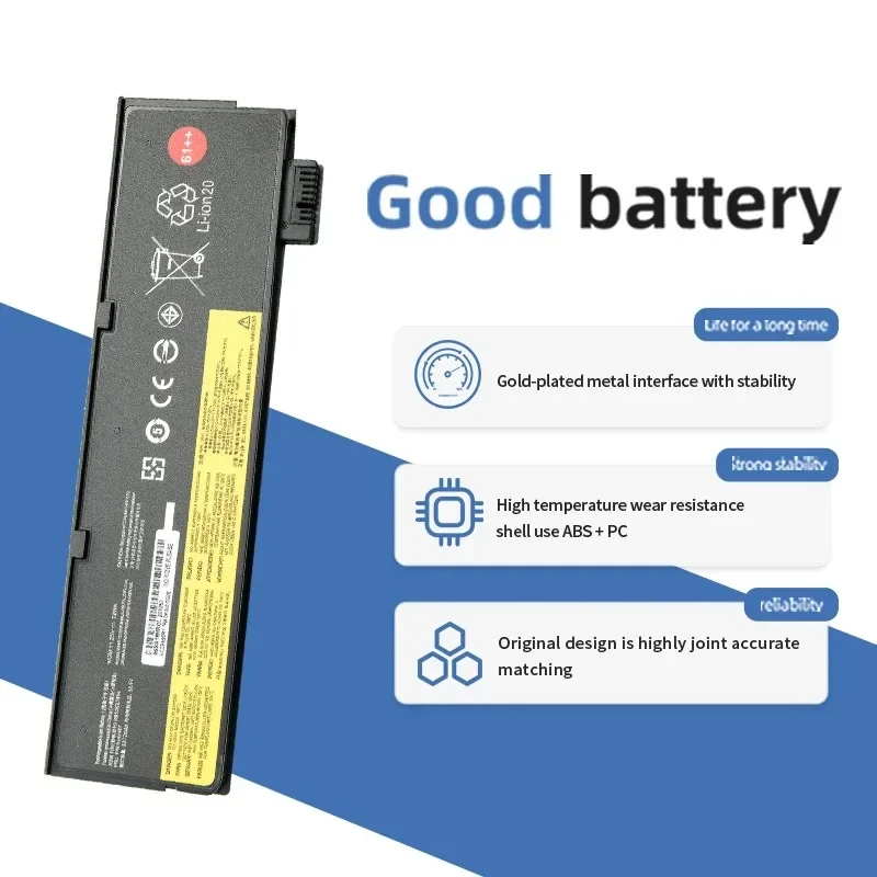VBCX New Original 01AV427 72Wh Laptop Battery For Lenovo ThinkPad T470 T480 T570 T580 P51S P52S 01AV428 01AV492 01AV423 SB10K