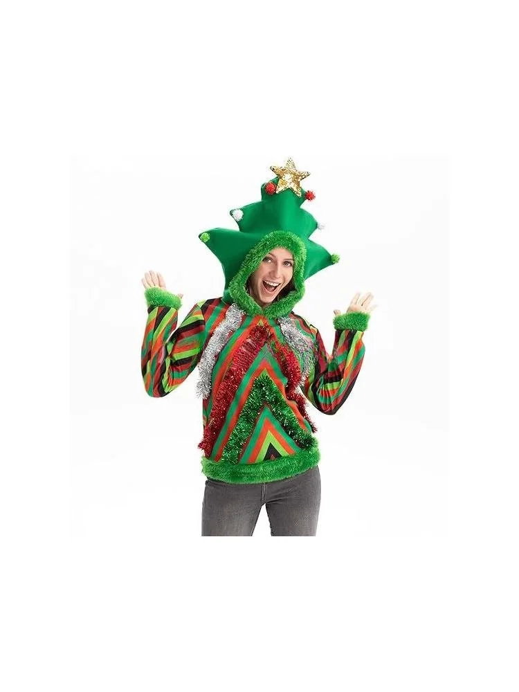 جديد loween Cisas Tree هوديي أعلى الاسمية أداء زي المرأة ملابس العرقية مرحلة الزي الإنتاج الصيني #2