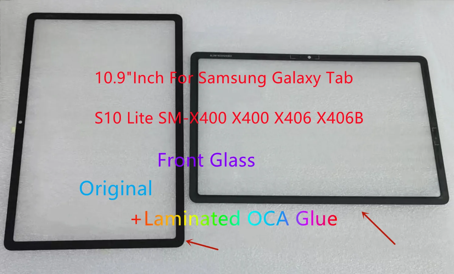 New 10.9"Inch For Samsung Galaxy Tab S10 Lite SM-X400 X406 X406B X400 Touch Screen Panel Tablet  Sensor Front Glass With OCA