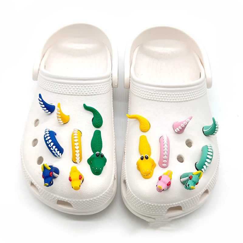 New Shoe Decorations Novelty 3D Dragon Style Garden Shoes Accessories for Crocs Charm Ornaments Kids Gift Hole Shoe Decoration