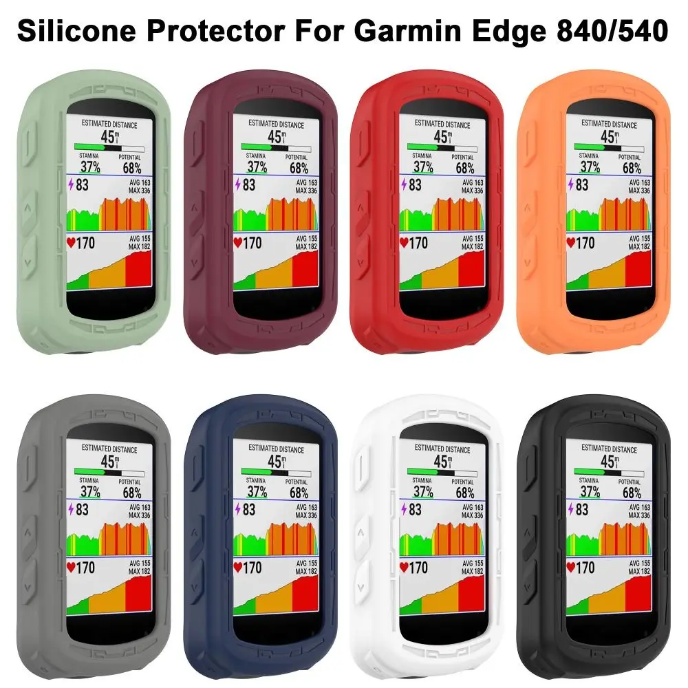 อุปกรณ์เสริม GPS คอมพิวเตอร์กันชนป้องกัน Protector ฝาครอบซิลิโคนสําหรับ Garmin Edge 840/540