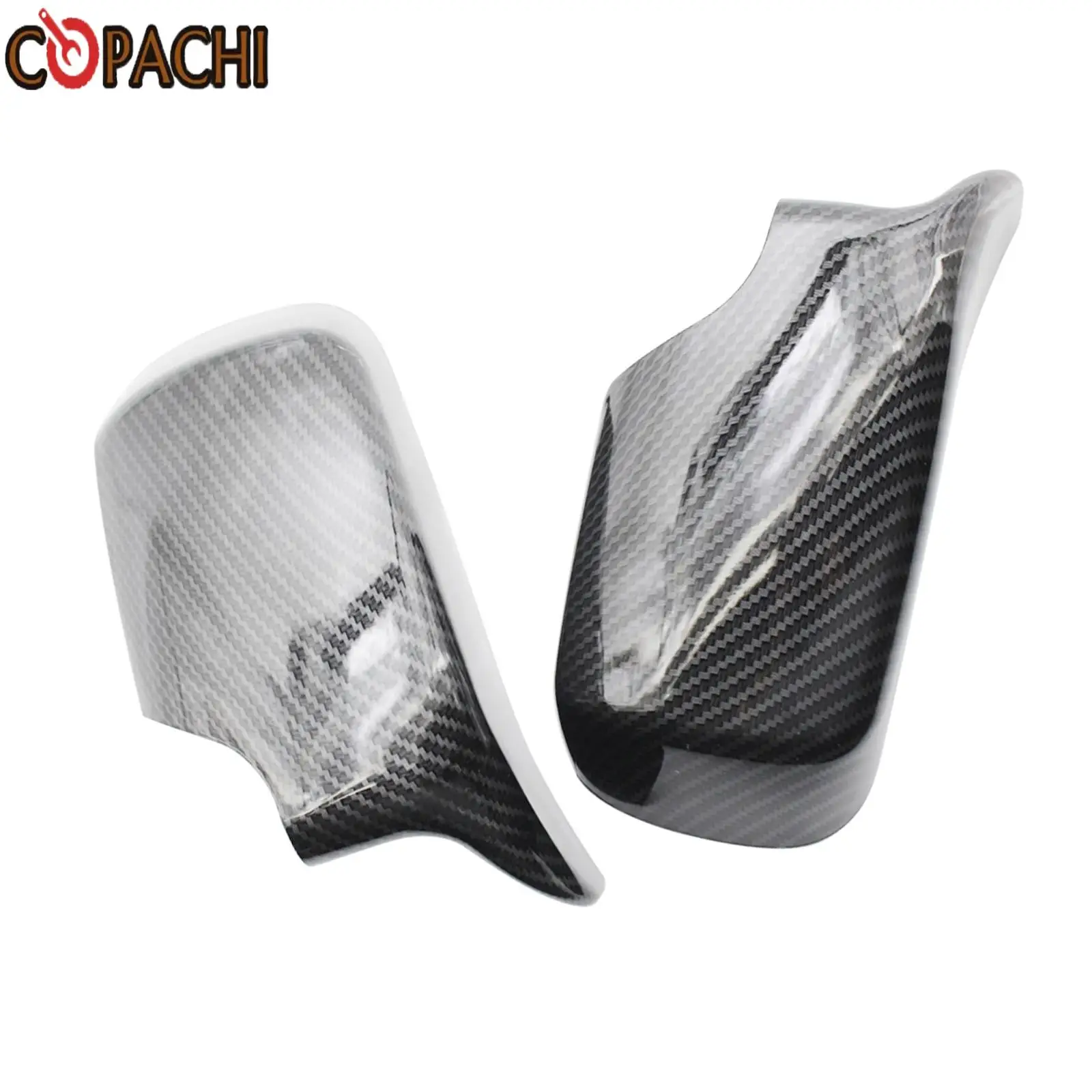 

2pcs 51168238375 51168238376 M Style Wing Mirror Cover Cap Replacement For BMW 3 Series E46 Sedan E39 4DR 1998-2005