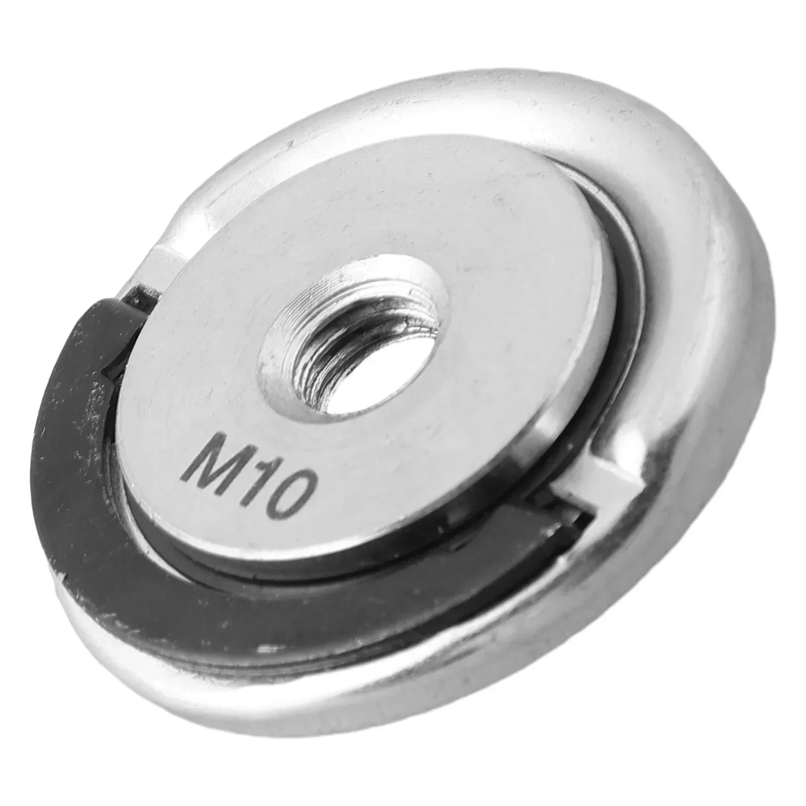 M10 Quick Release Flange Nut Self-Locking Grinder Pressing Plate Power Chuck For Angle Grinder Replacement Parts Power Tools