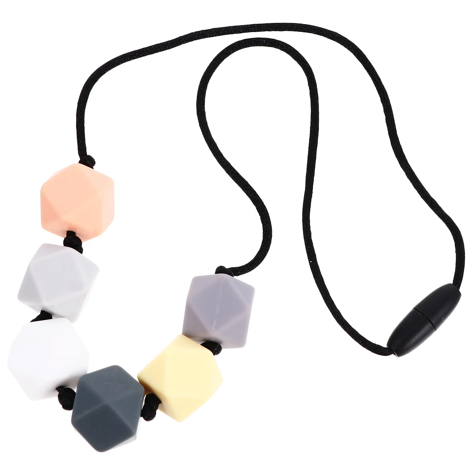 قلادة تسنين للرضع من السيليكون، تصميم خفيف الوزن قابل للإمساك يهدئ قرحة اللثة لمرحلة المولي للأطفال حديثي الولادة