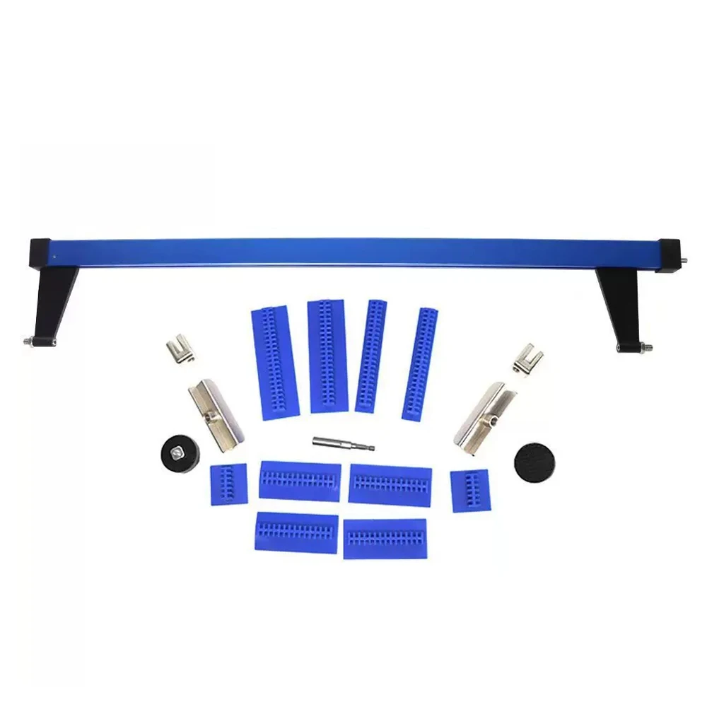 Aluminum Alloy Car Dent Spreader Separator Reversible Paintless Dent Repair Expander Kit With Multi-size Blue Pads